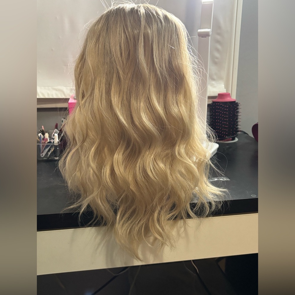 Lace front Blonde Wavy wig by Chelsey Smith